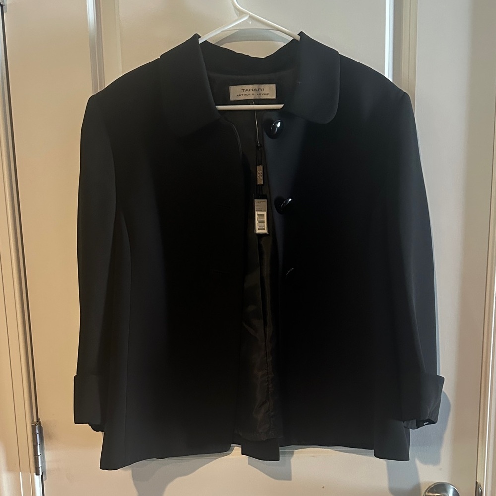 Tahari Classic Black Women's Blazer